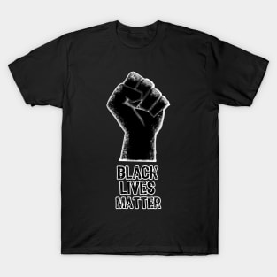 Black Lives Matter Raised Fist T-Shirt